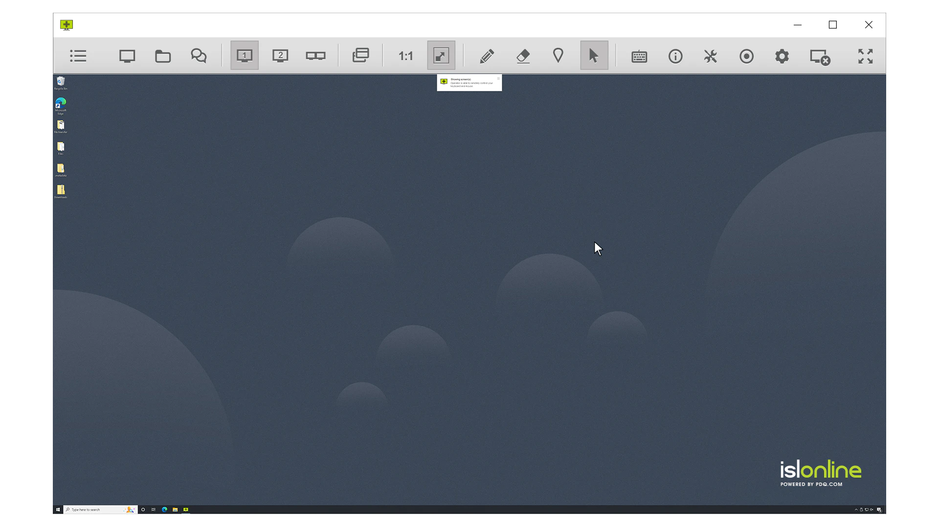 screenshot of ISL Light